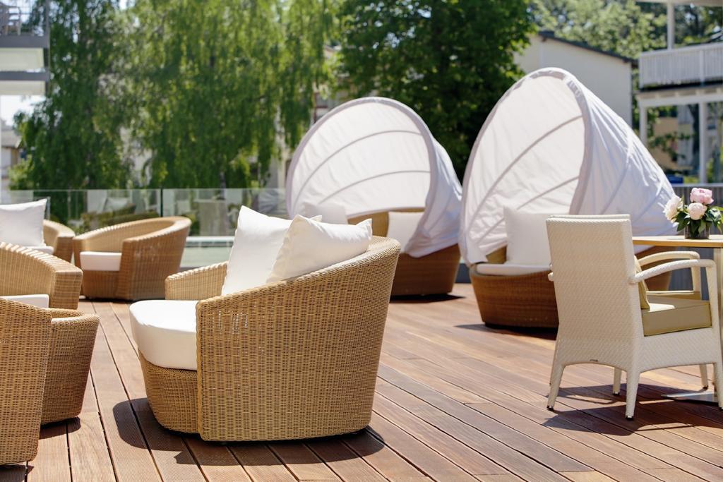 Steigenberger Grandhotel & Spa Heringsdorf מראה חיצוני תמונה Outdoor furniture